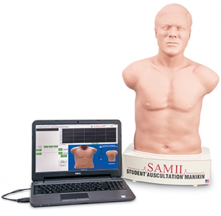 Mô hình thực hành nghe tim phổi(SAM II, the Student Auscultation Manikin)