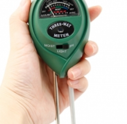 Dụng cụ đa năng đo độ ẩm đất, pH đất, đo cường độ ánh sáng - DMK 2244